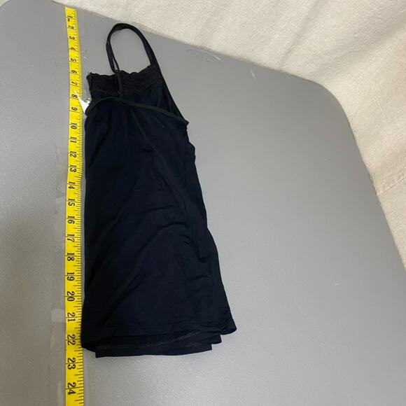 Vintage Old Navy Womens Y2K Babydoll Cami Size L Preppy Goth Grunge Fitted Lace - Picture 7 of 8